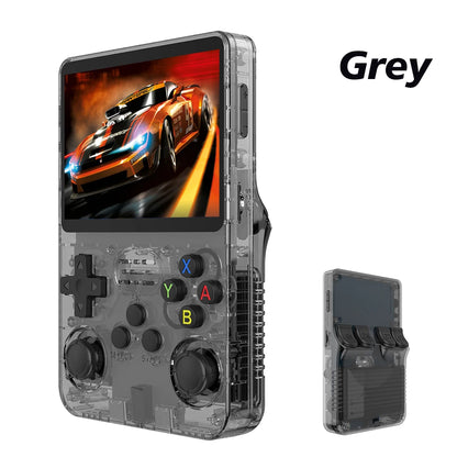 Retro Feeling Game Console - R36S Retro Handheld Video Game Console Linux System 3.5 Inch IPS Screen Portable Pocket Video Player 64GB 128GB Games